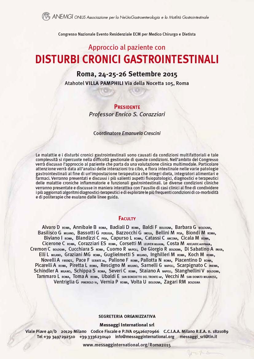 Disturbi Cronici Gastrointestinali Roma 2015